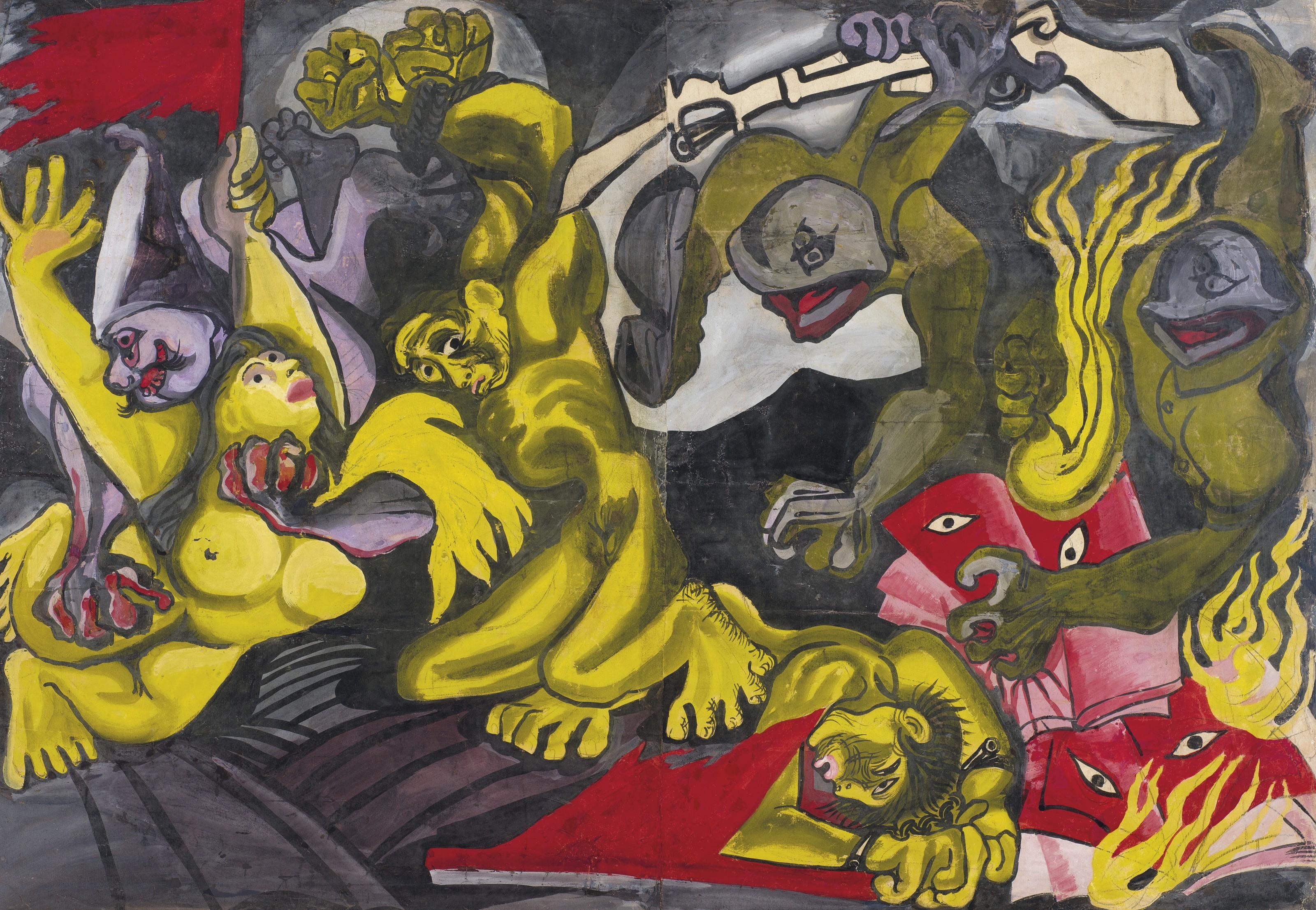 Chittaprosad Bhattacharya - Untitled (Bangladesh War)