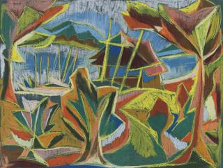 Chittaprosad Bhattacharya - Untitled (Fishing Village)