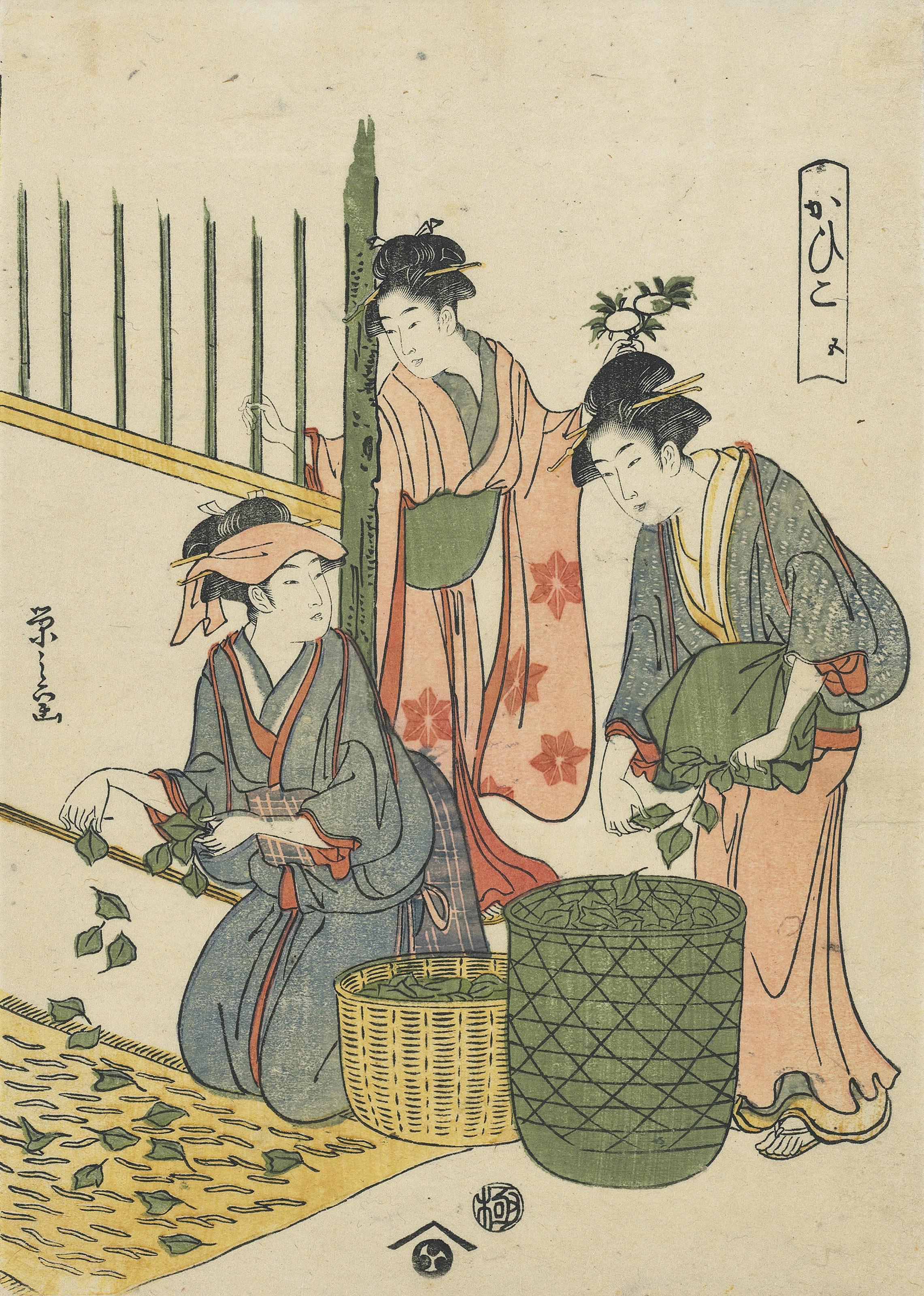 Chobunsai Eishi - Silkworm