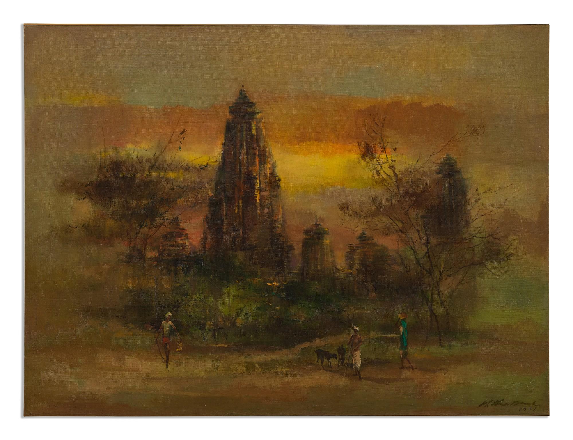 Choo Keng Kwang - Mountain Landscape In Indonesia