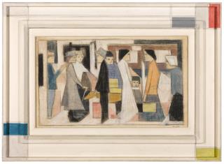 Chris Beekman - Halte Stoomtram (Street Scene)