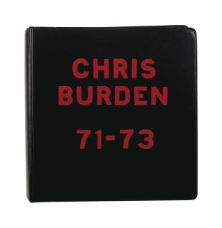 Chris Burden - Deluxe Photo Book: 1971-73