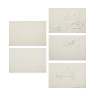 Chris Burden - Untitled (Designs for B-Car)