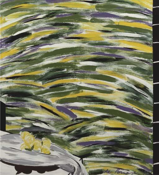 Chris de Bueger - Lemons and a cloth on a table