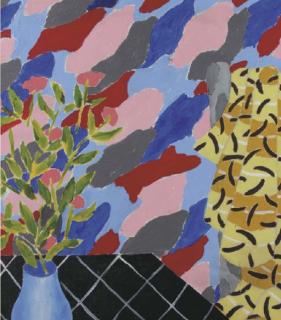 Chris De Bueger - Still life with black table