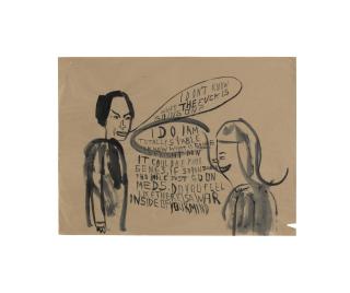 Chris Johanson - Untitled (I Don\'t Know What the Fuck is Going On?)