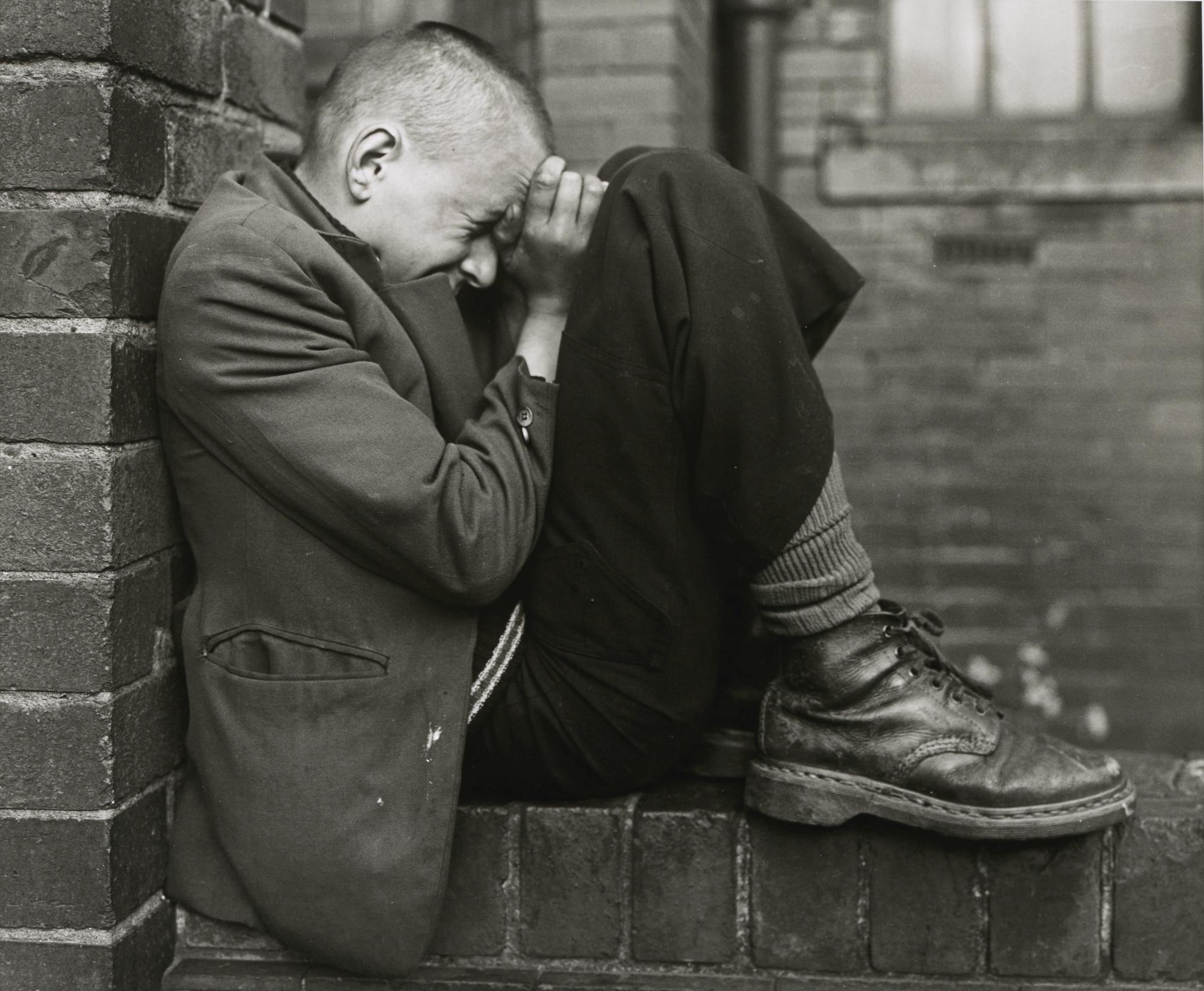 Chris Killip - \'Youth On A Wall, Jarrow, Tyneside\', 1976