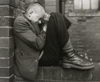 Chris Killip - \'Youth On A Wall, Jarrow, Tyneside\', 1976
