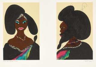Chris Ofili - Afro Harlem Muses