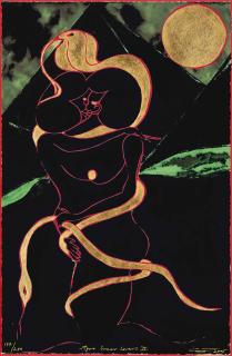 Chris Ofili - Afro Lunar Lovers Ii