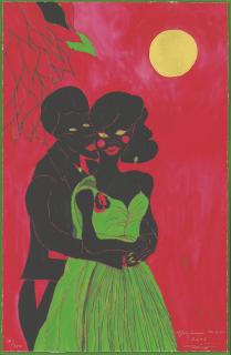 Chris Ofili - Afro Lunar Lovers