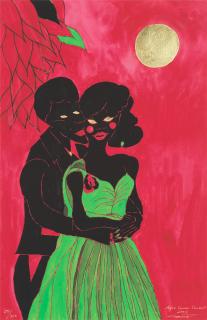 Chris Ofili - Afro Lunar Lovers