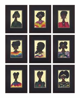 Chris Ofili - Afro Muses: Harem 5