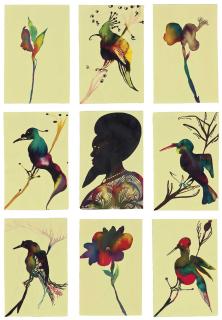 Chris Ofili - Afro Muses: The Gardener