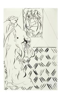 Chris Ofili - Study for Ovid-Desire, 2011-2012