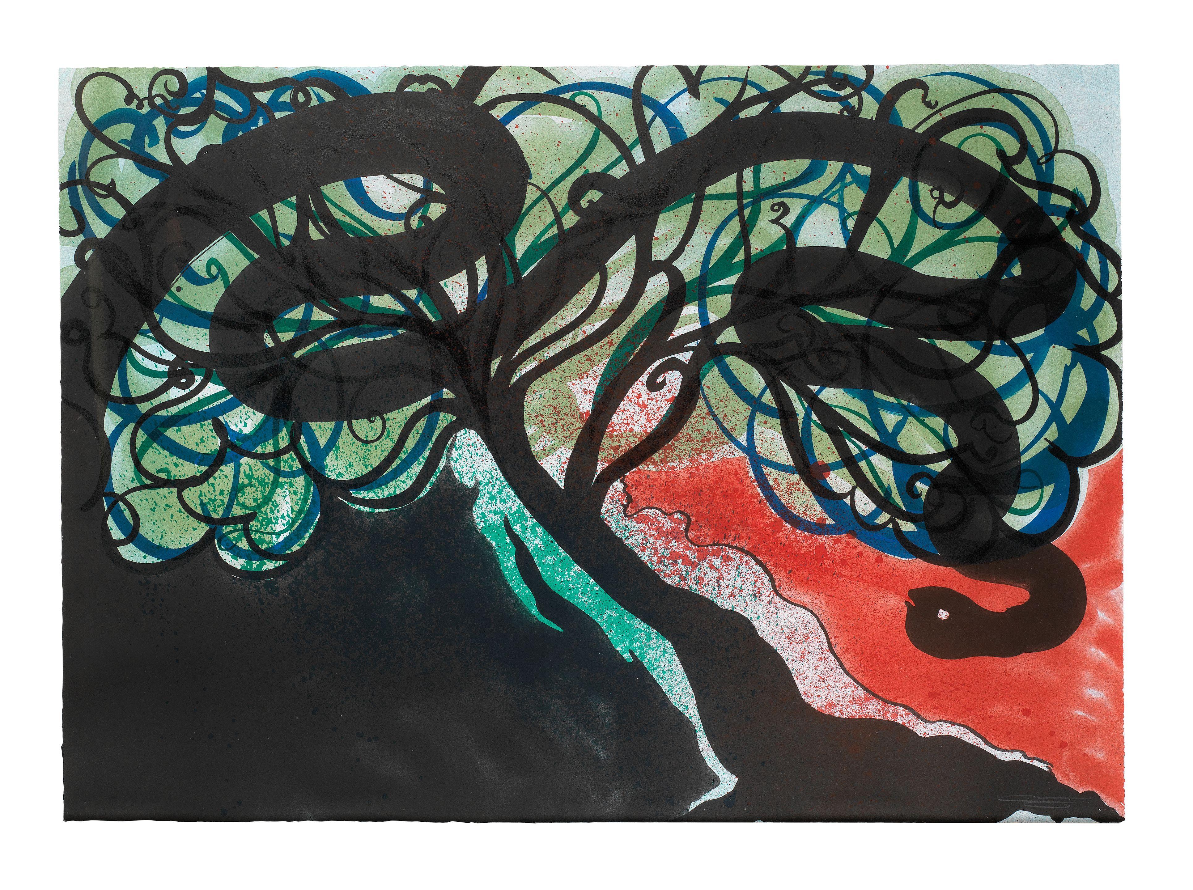 Chris Ofili - Tempest, From Paradise By Night