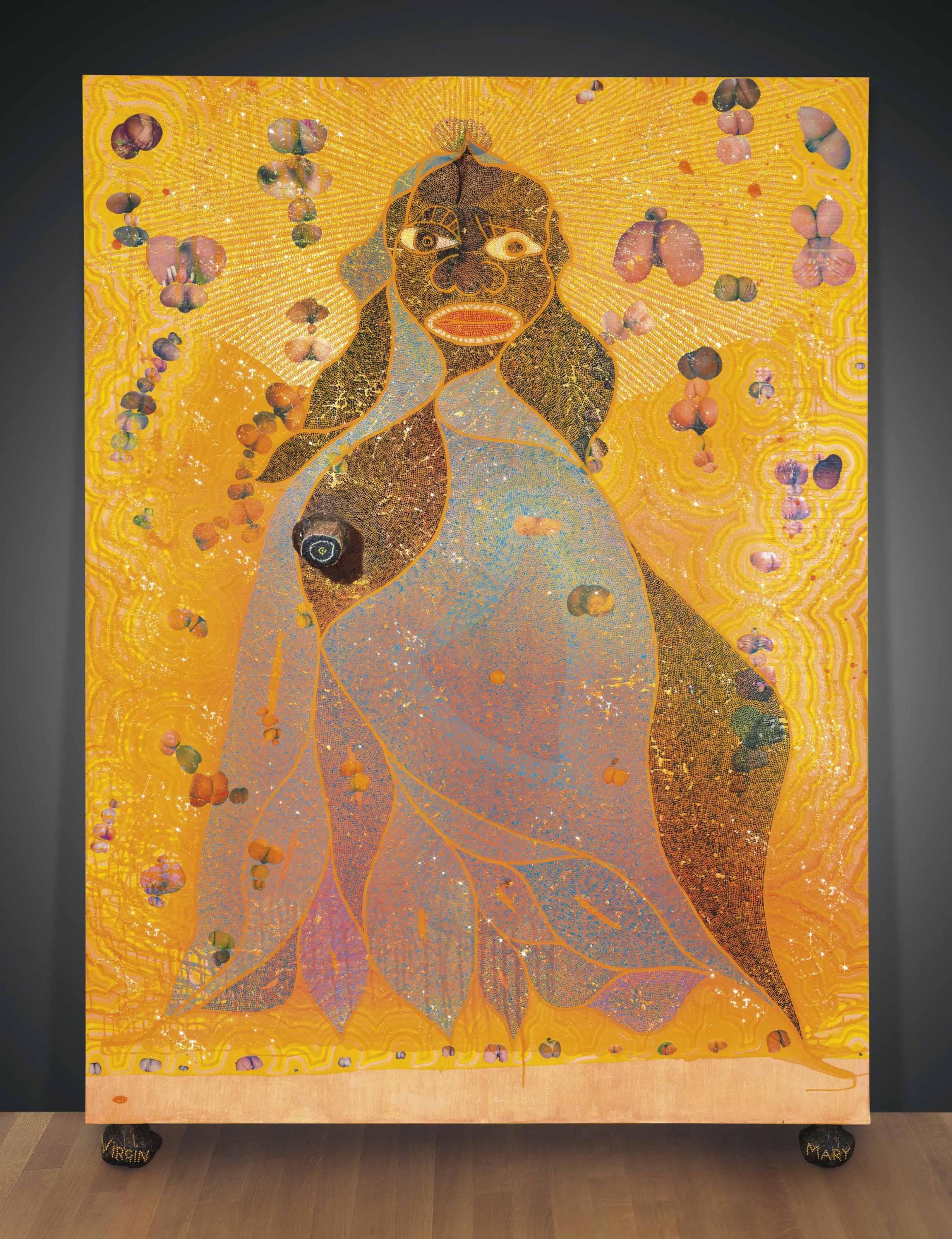 Chris Ofili - The Holy Virgin Mary