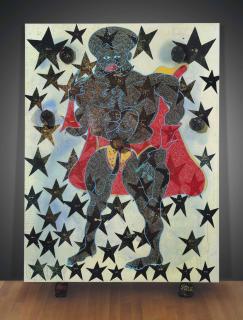 Chris Ofili - The Naked Soul of Captain Shit and the Legend of the Black Stars