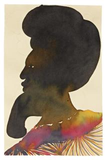 Chris Ofili - Untitled (Afro Heads)