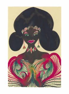 Chris Ofili - Untitled (Afromuse)