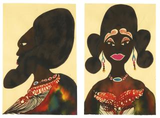 Chris Ofili - Untitled (Couple)