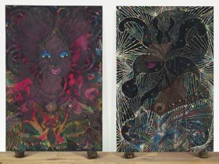Chris Ofili - Untitled Diptych