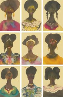 Chris Ofili - Untitled [Nine Works]