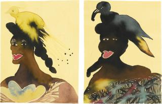Chris Ofili - Untitled (Two Works)