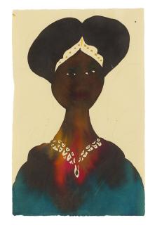 Chris Ofili - Untitled (Woman)
