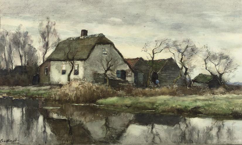 Chris Van Der Windt - A farmhouse near the water