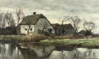 Chris Van Der Windt - A farmhouse near the water
