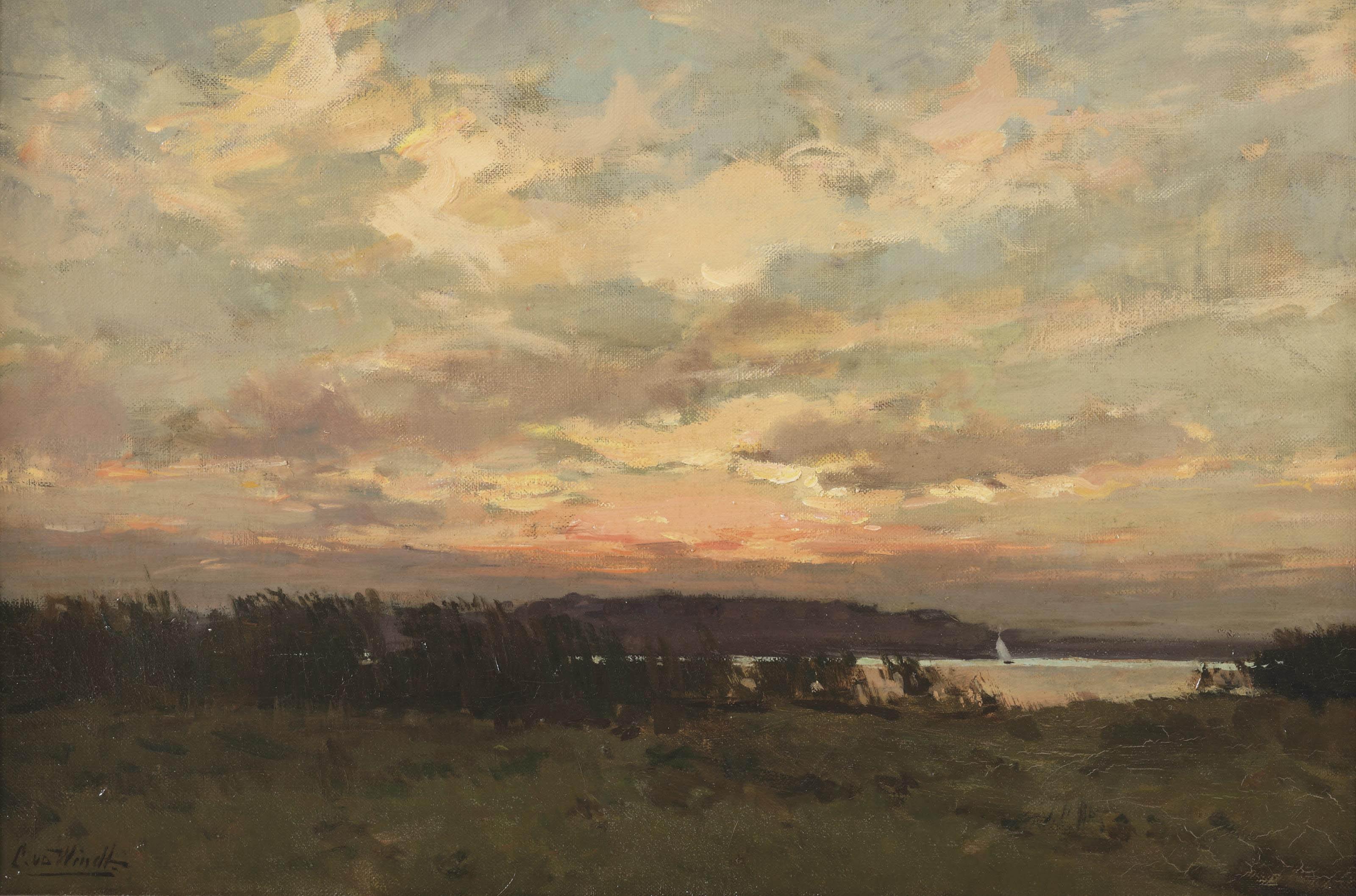 Chris van Der Windt - Sailing at sunset