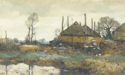 Chris van der Windt - Working by the haystacks