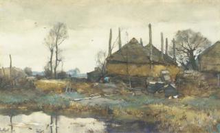 Chris van der Windt - Working by the haystacks