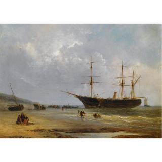 Christiaan Lodewijk Willem Dreibholtz - Unloading The Ship