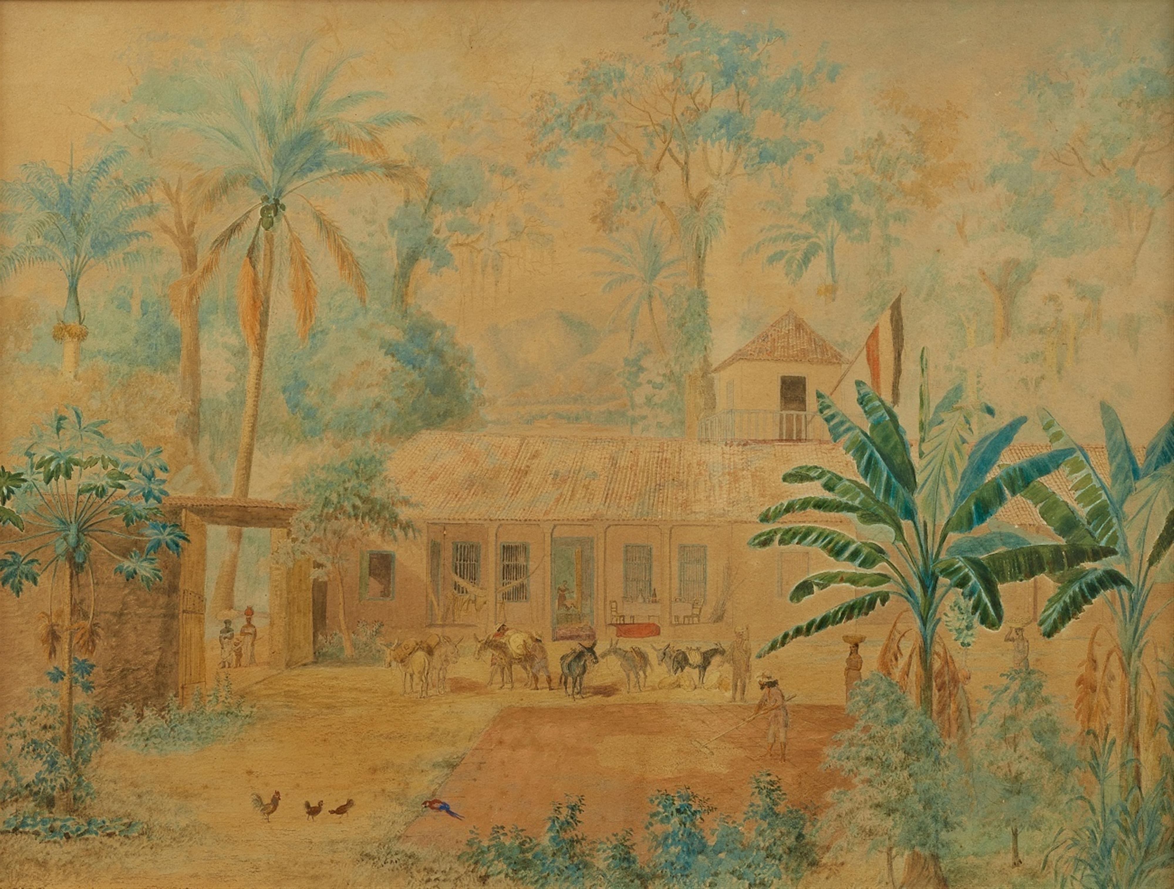 Christian Anton Goering - Haciende bei Guataparo in Venezuela