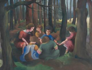 Christian Arnold - „Mädchen im Wald“