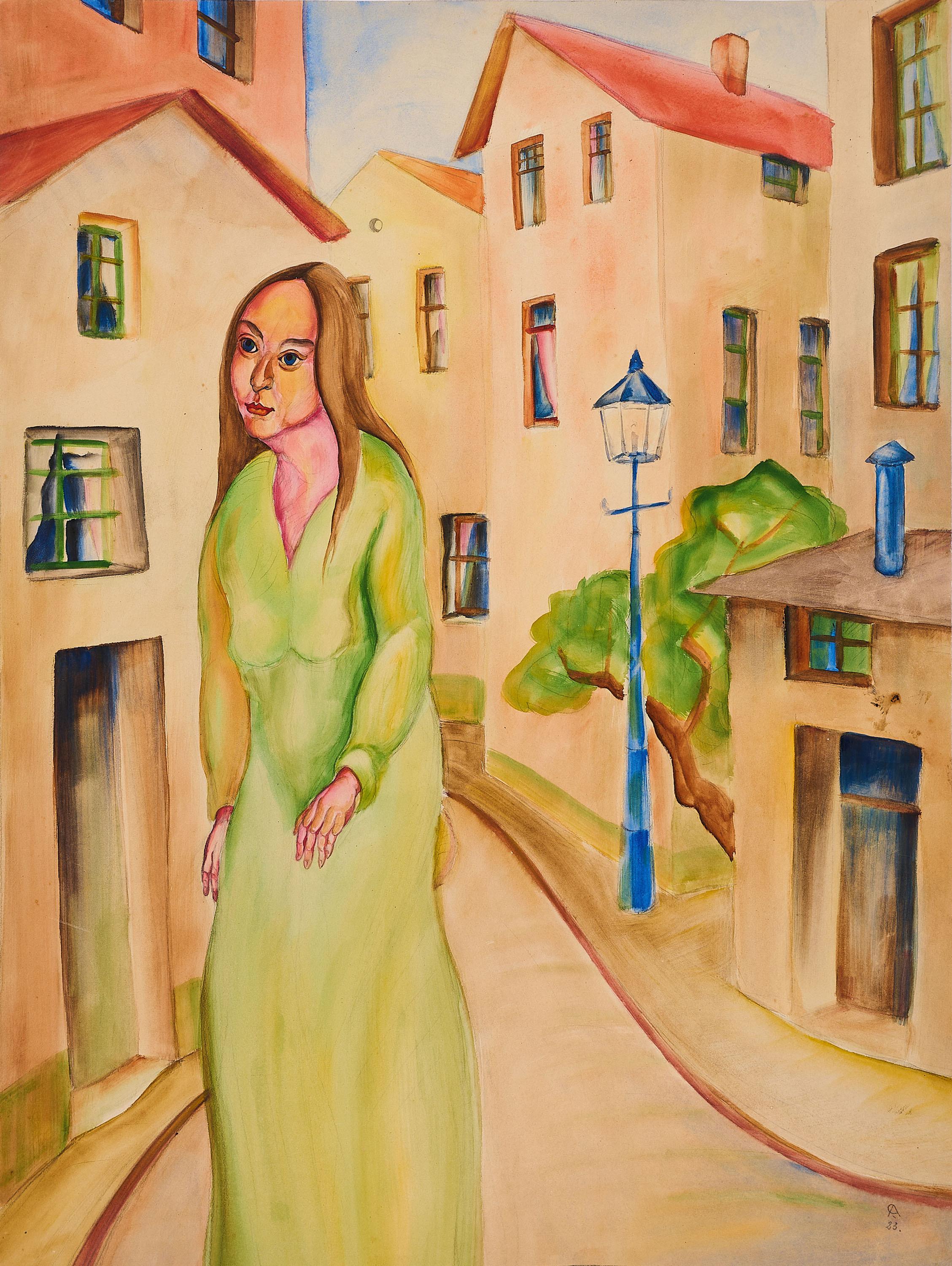 Christian Arnold - Mädchen in Straße.