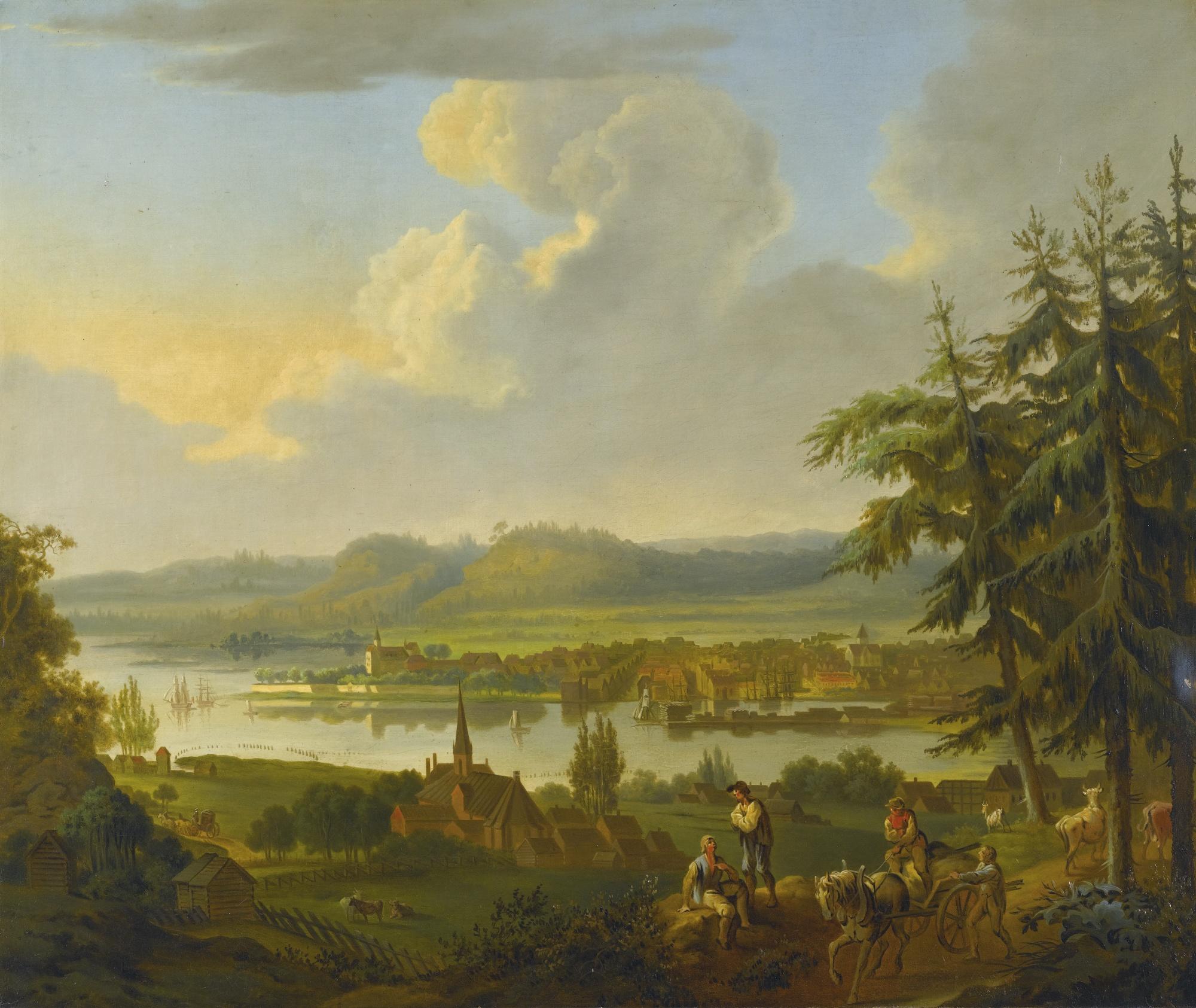 Christian August Lorentzen - Danish kristiania, From Ekebergasen