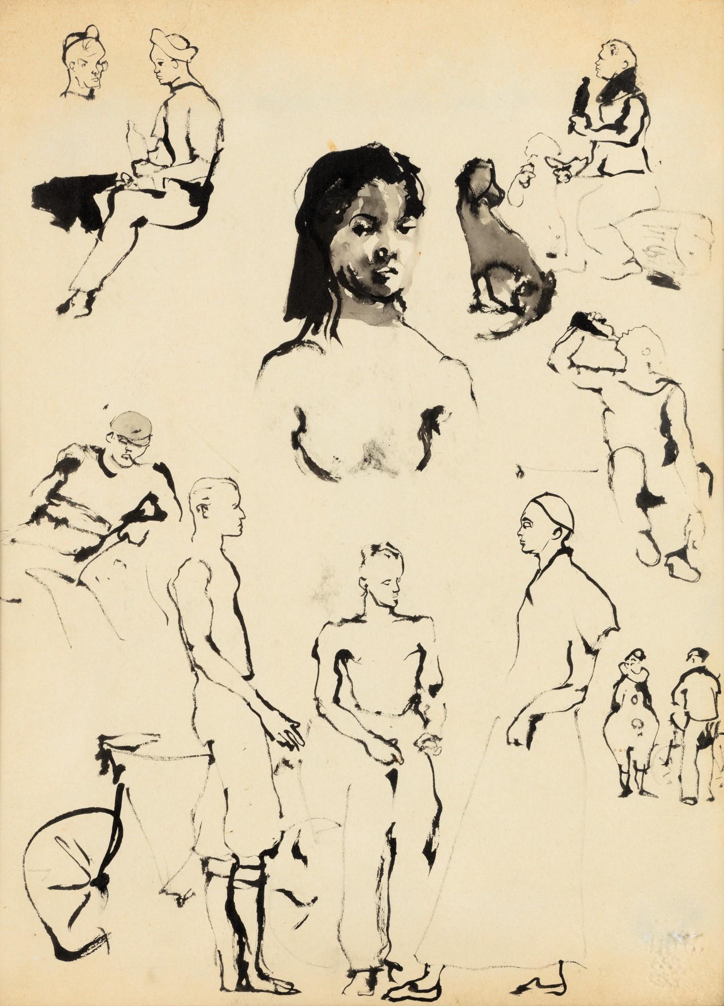 Christian Bérard - Etudes de personnages