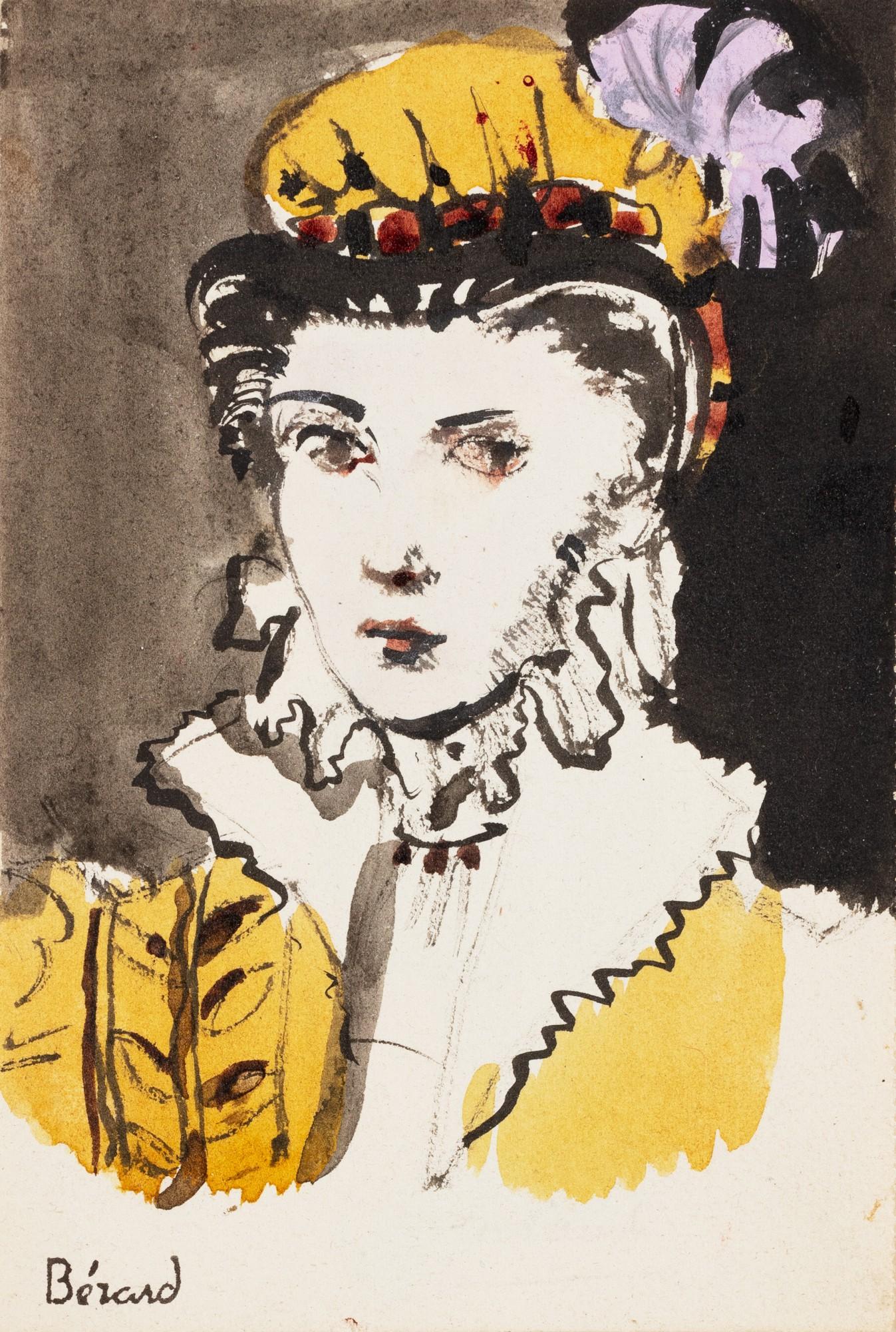 Christian Bérard - Portrait de la reine Margot