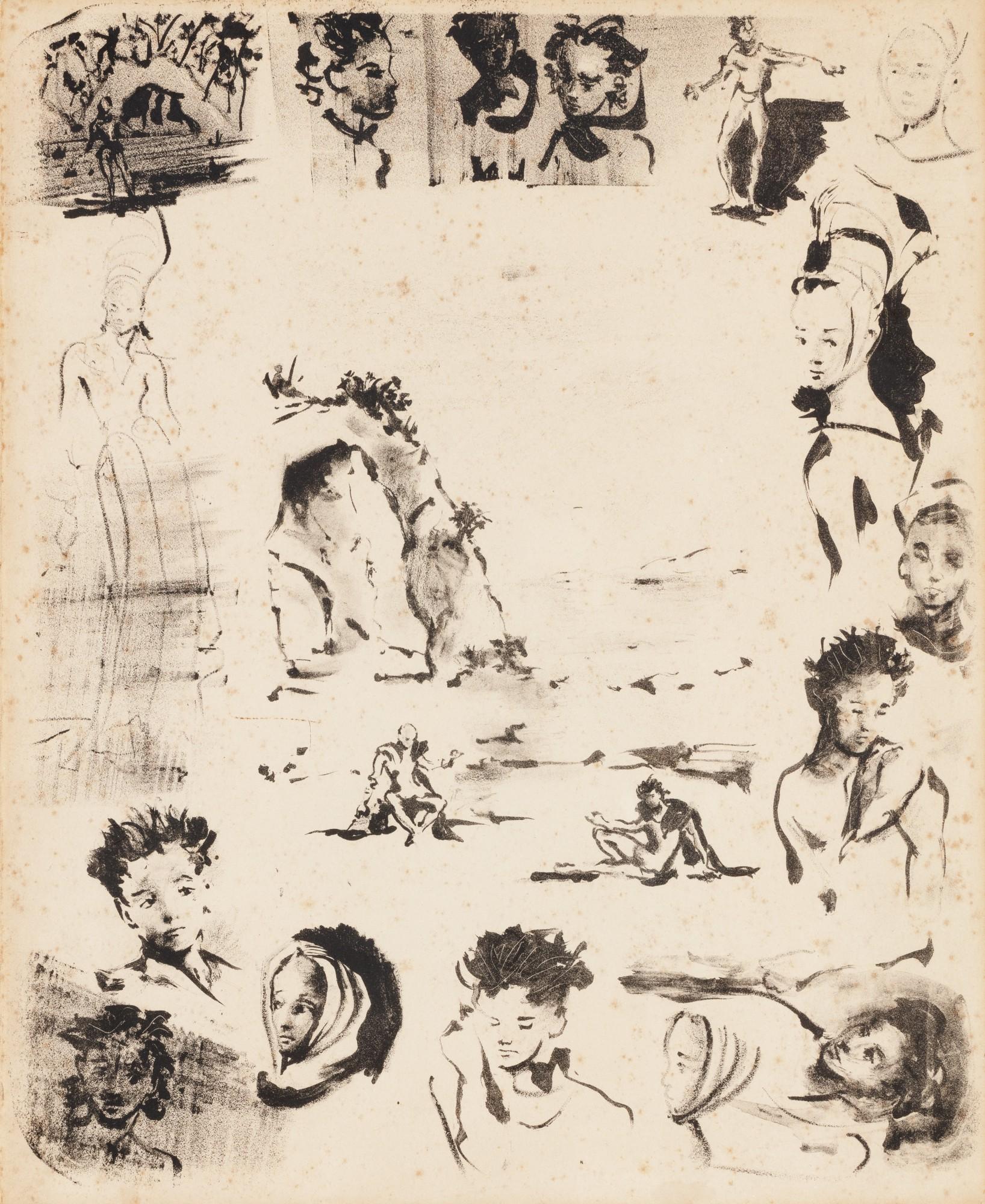 Christian Bérard - Portraits de jeunes garçons et filles pour Renaud & Armide