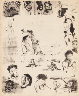 Christian Bérard - Portraits de jeunes garçons et filles pour Renaud & Armide