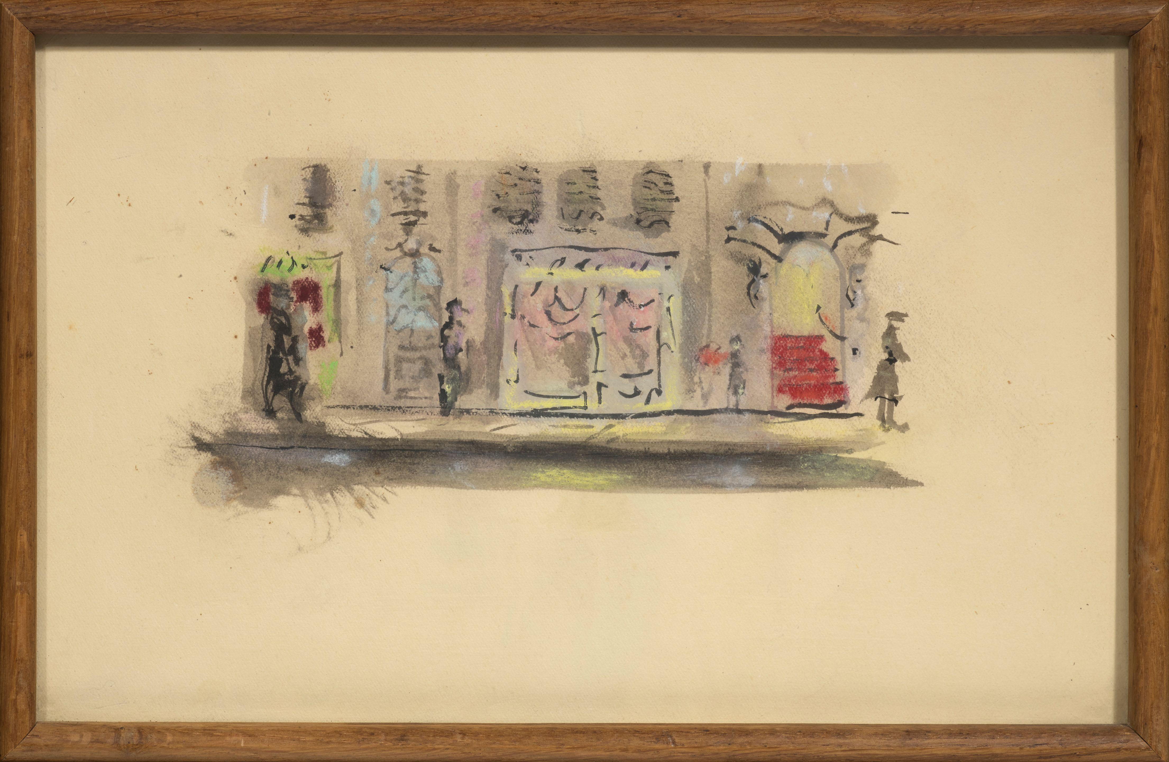 Christian Berard - Projet de décor pour la Belle endormie