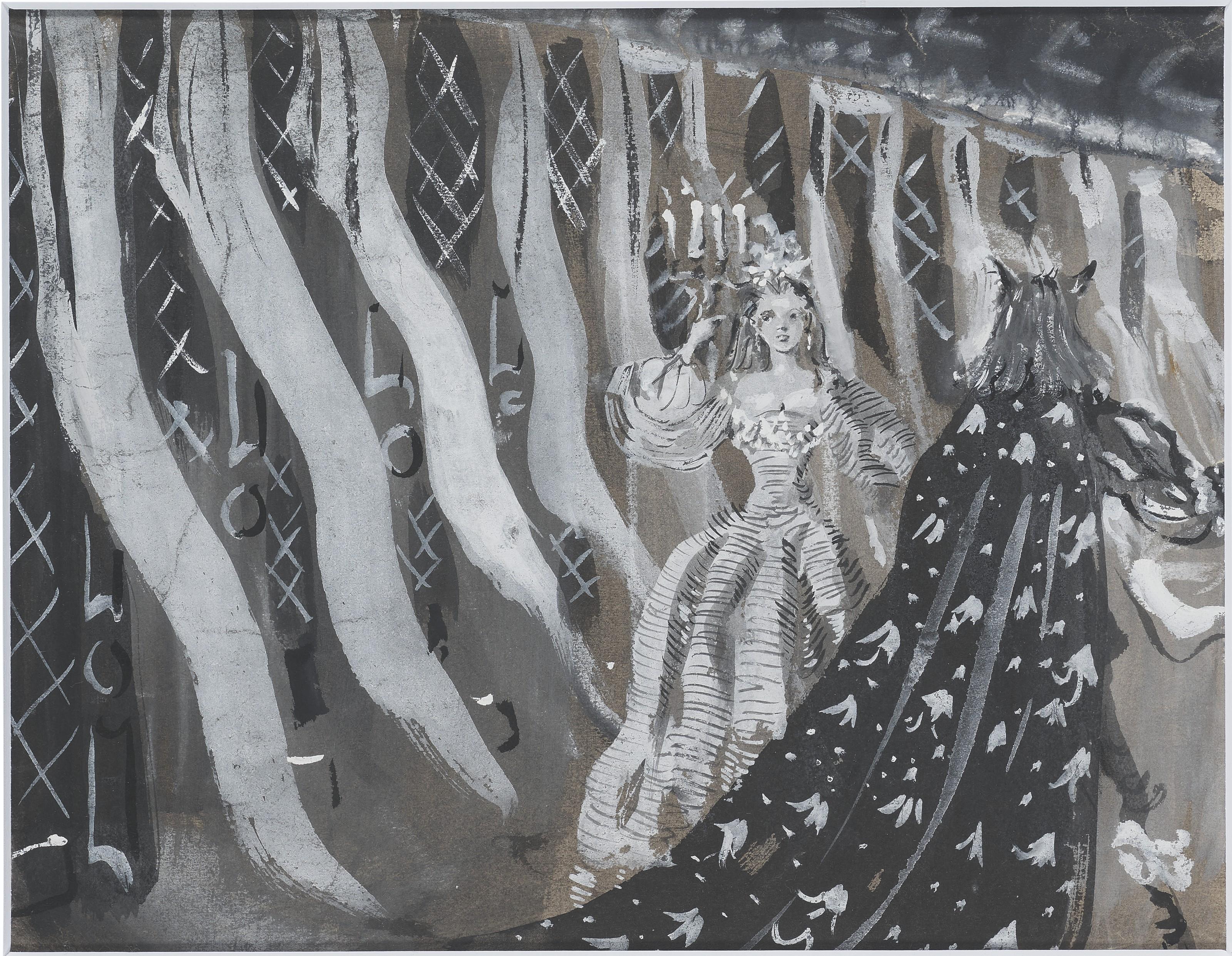 Christian Bérard - Projet De Décor Pour La Belle Et La Bête