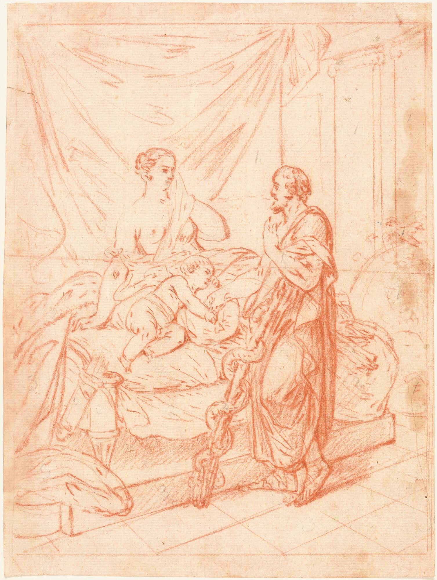 Christian Bernhard Rode - Asklepius mit Venus und Amor