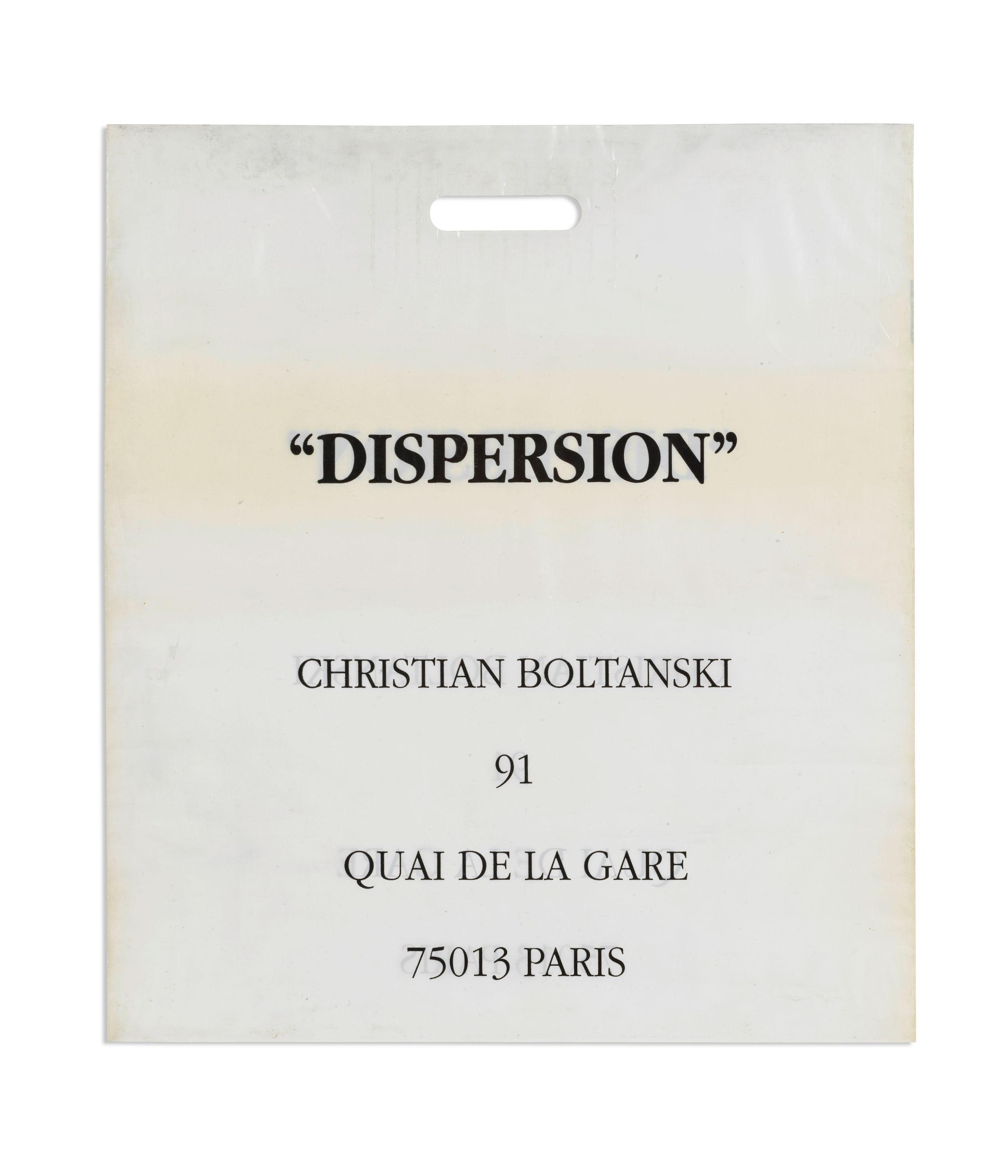 Christian Boltanski - Dispersion, 1991