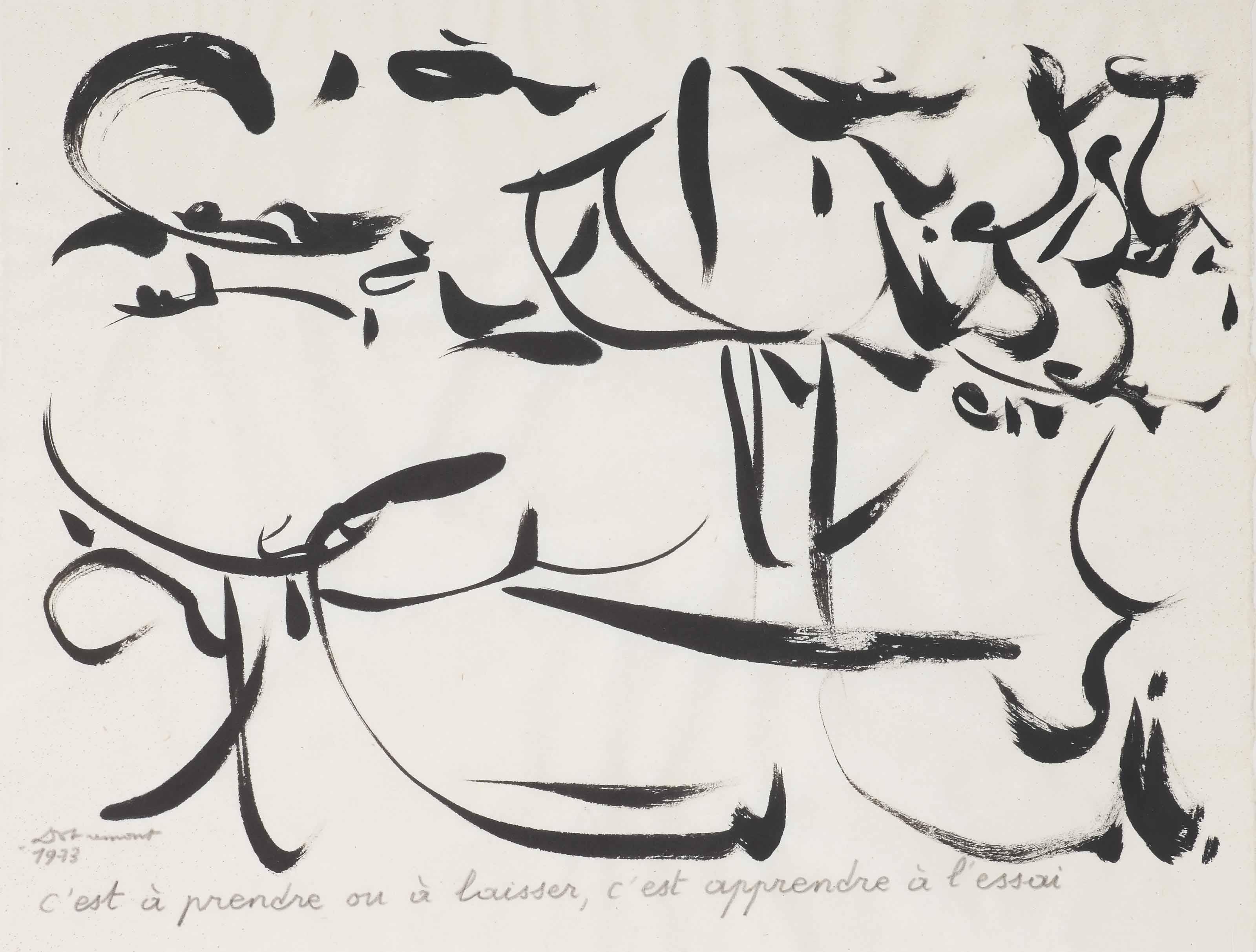 Christian Dotremont - C\'est à Prendre ou à Laisser, C\'est Apprendre à l\'Essai