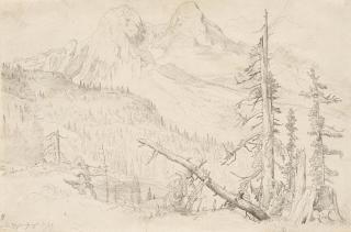 Christian Ernst Bernhard Morgenstern - Blick auf das Zugspitzmassiv.