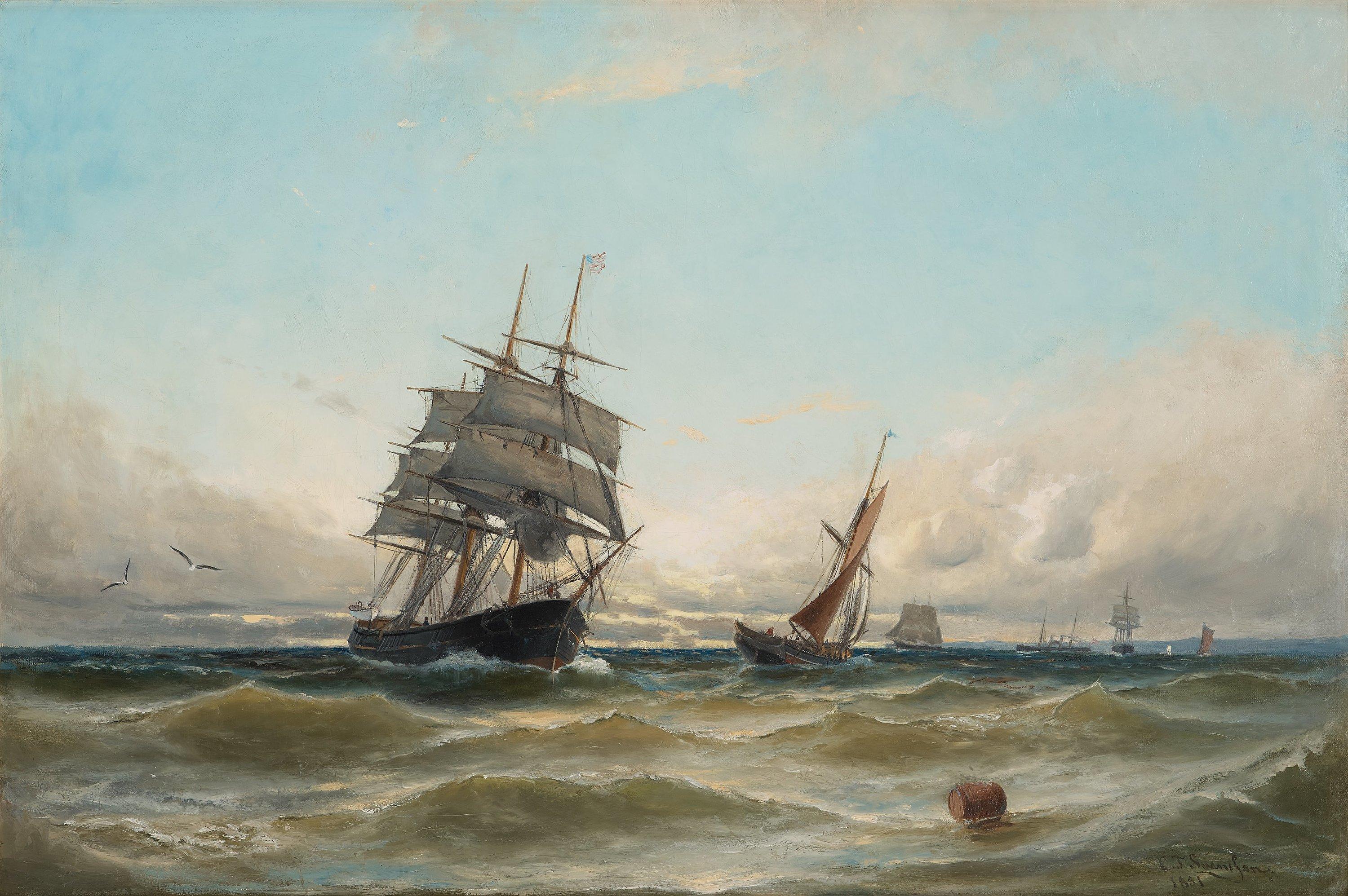 Christian Fredrik Swensson - Naval scene